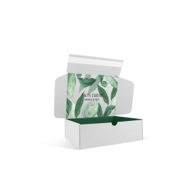 Boîte d'expédition 253x203x83mm avec bande adhésive et bande d'arrachage