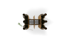 Casier carton compact 12 bouteilles