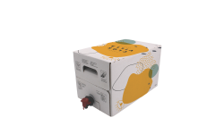 Bib carton Bag-in-box carré blanc 10L