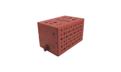 Bag-in-box carré carton rouge 10L