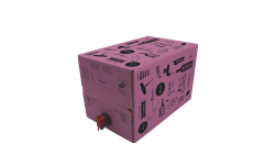Bag-in-box  carton violet 10L
