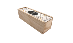 Caisse bois à glissière  1 Bourgogne