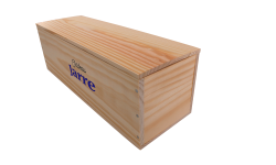 Caisse bois à clouer 1 double magnum 3L Bordeaux (Nouveau Modèle)