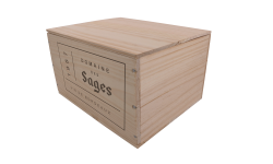 Caisse bois à clouer 6 bouteilles  Bordeaux Sommelière