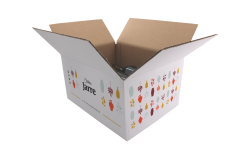 Carton d'expédition blanc 6 Bordeaux Sommelière 2X3