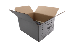 Caisse carton d'expédition gris 303x238x152mm