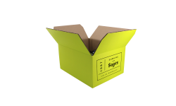 Caisse carton d'expédition vert anis 303x238x152mm