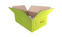 Caisse carton d'expédition vert 478x303x151mm