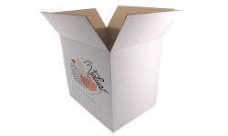 Carton d'expédition blanc 12 Bourgogne HT 296 DT Manut 