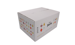 Caisse carton blanc 323x253x168mm