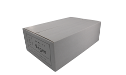 Caisse carton d'expédition gris 478x303x15mm