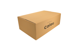Caisse carton d'expédition jaune 478x303x151mm