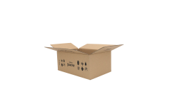 Carton d'expédition 6 Champagne verre à verre 2X3