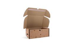 Boîte d'expédition 224x159x91mm avec bande adhésive